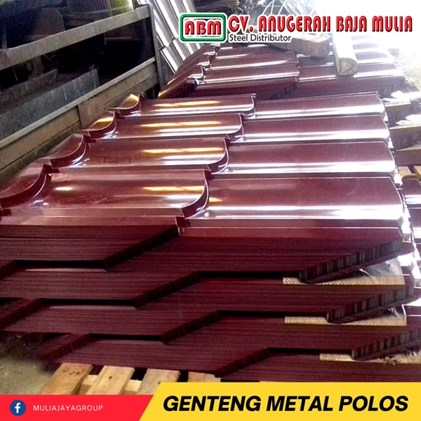 Genteng Metal Polos 80 x 80