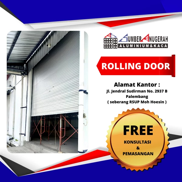 Rolling Door One Sheet Type Full Perforated