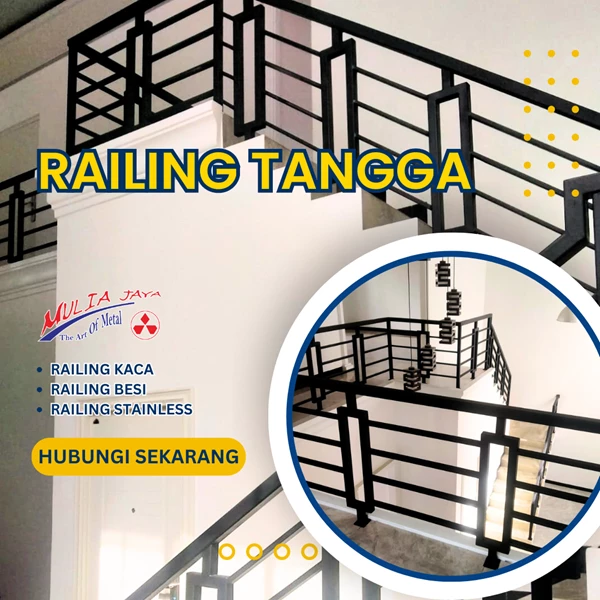 Steel Stair Railing Modern Minimalis