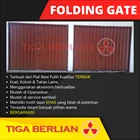 Folding Gate Mulia Jaya - Brown 3