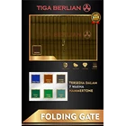 Folding Gate Mulia Jaya - Brown 2