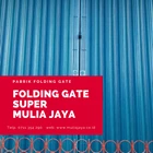 Folding Gate Super Mulia Jaya - Biru 1