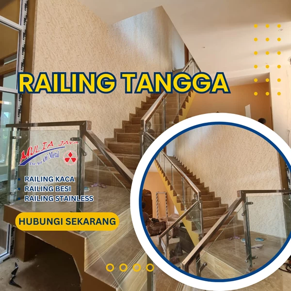 Railling Tangga Tempered