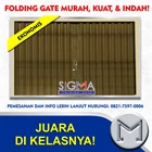 Folding Gate Sigma Bahan Baja - Tipe Ekonomi 3