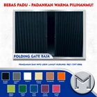 Folding Gate Sigma Bahan Baja - Tipe Ekonomi 1