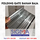 Folding Gate Sigma Bahan Baja - Tipe Ekonomi 5