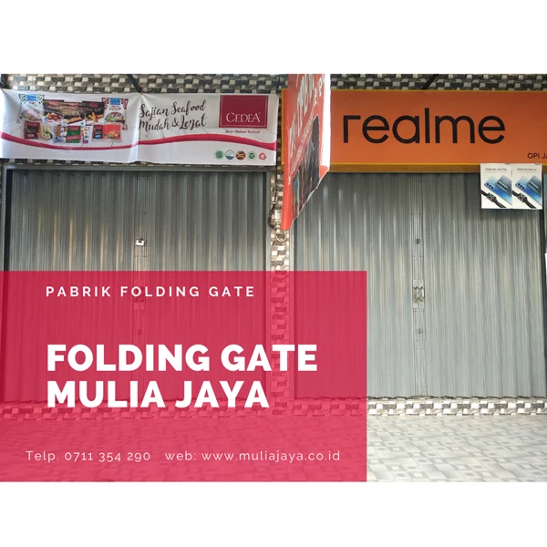 Folding Gate - Cloudy Grey