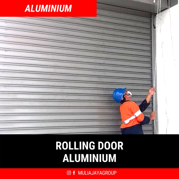 Shop Door - rolling door aluminium